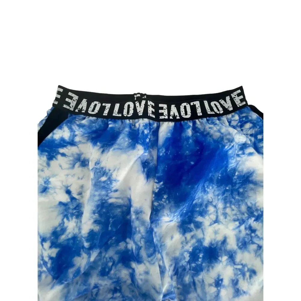 Unbranded Blue Tie Dye Youth Long Sleeve & Pants Outfit Girls Size 150 US 12